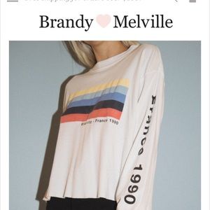 Brandy Melville Tops - Brandy Melville Acacia Biarritz France 1990 Top Brandy Melville Tops - Brandy Melville Acacia Biarritz France 1990 Top